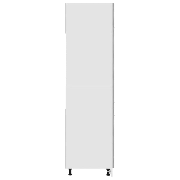 Armário para frigorífico derivados de madeira cinza