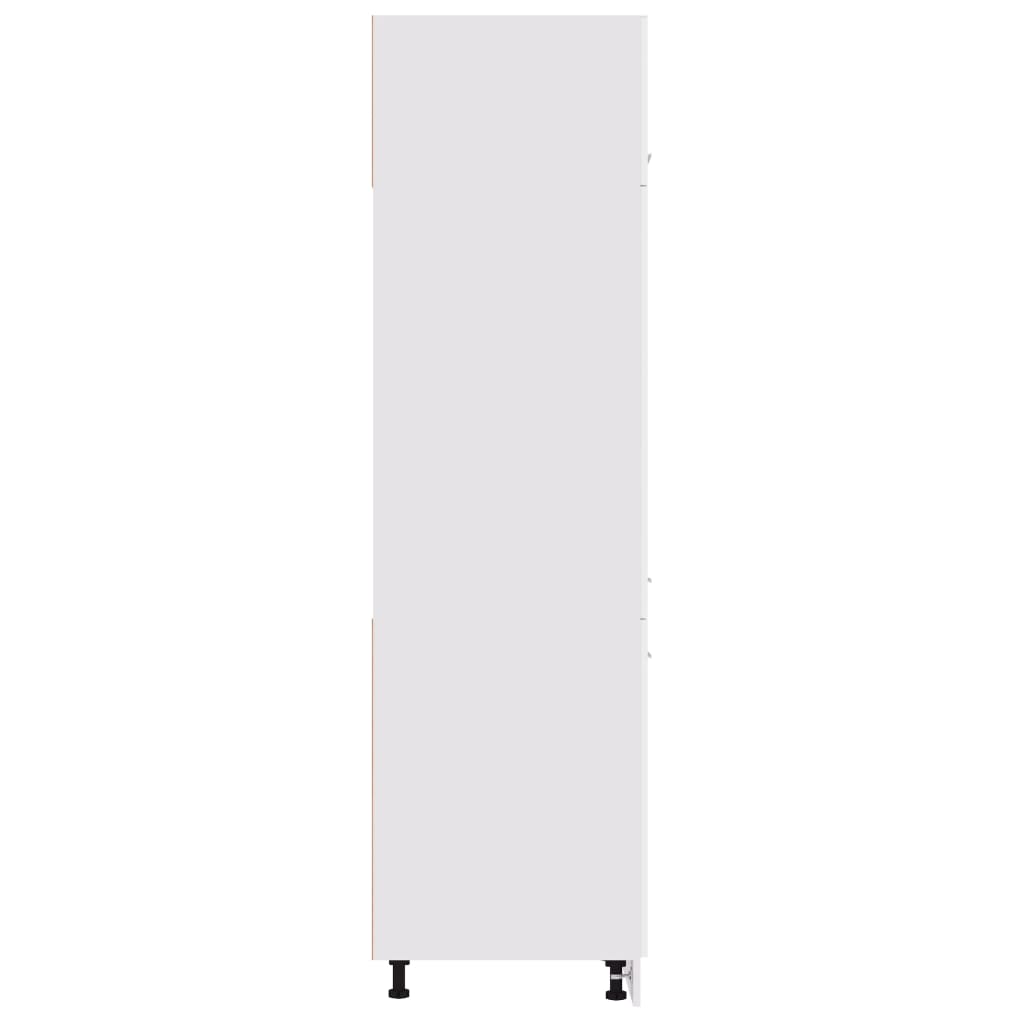 Armário para frigorífico derivados de madeira branco