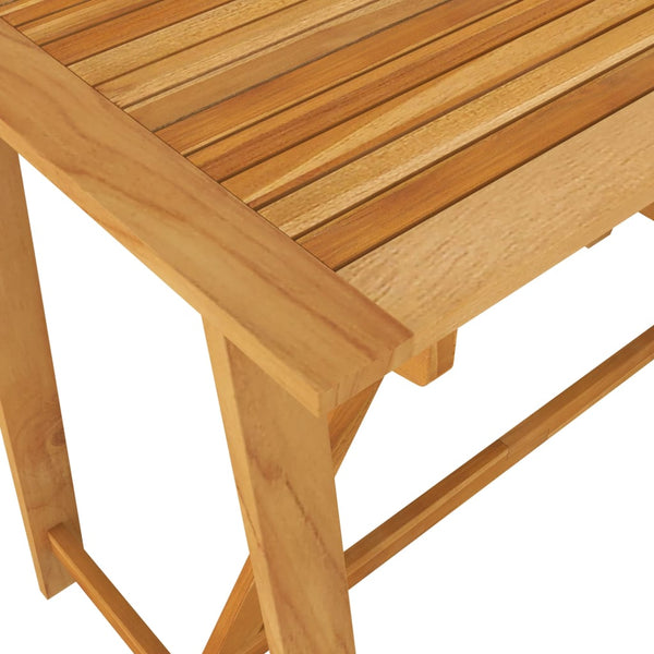 Mesa de bar para jardim 140x70x104 cm madeira de acácia maciça