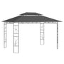 Gazebo 4x3x2,7 m 160 g/m² antracite