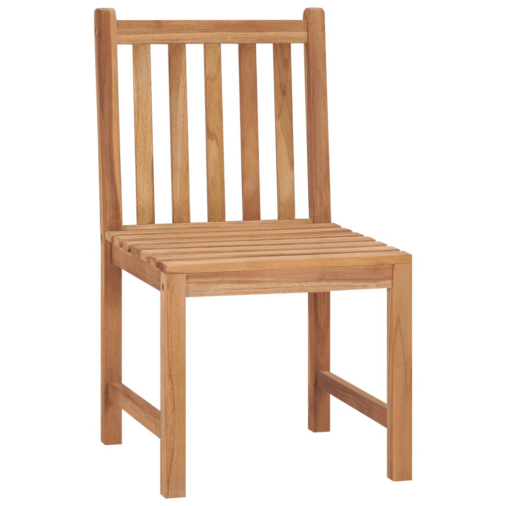 Cadeiras de jardim 2 pcs madeira de teca maciça