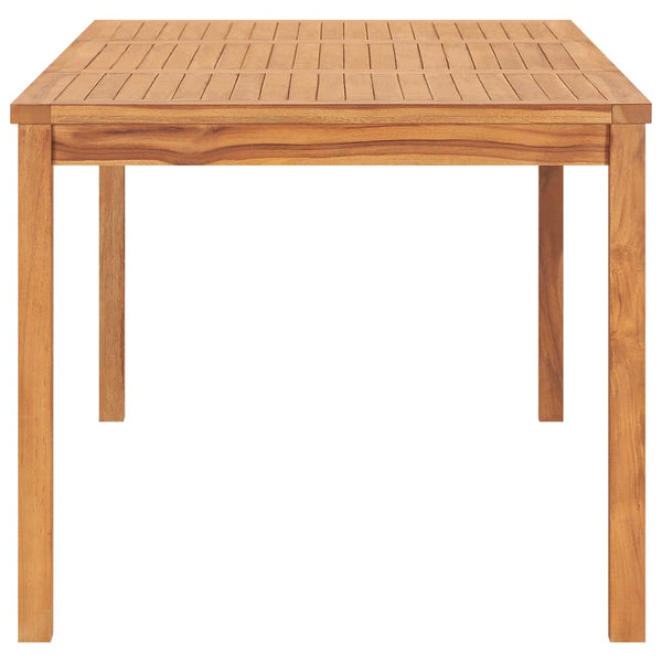 Mesa de jantar para jardim 180x90x77 cm madeira teca maciça