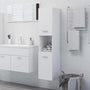 Armário de casa de banho derivados de madeira branco