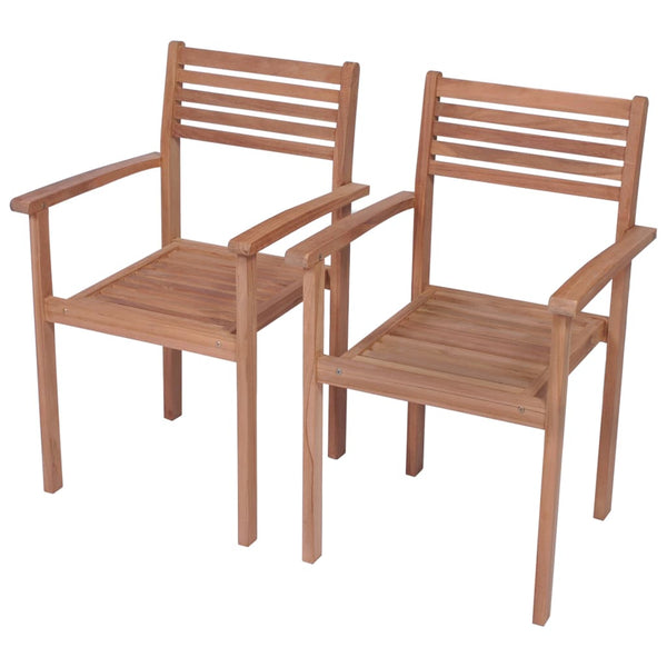 Cadeiras jardim c/ almofadões vermelho tinto 2 pcs teca maciça