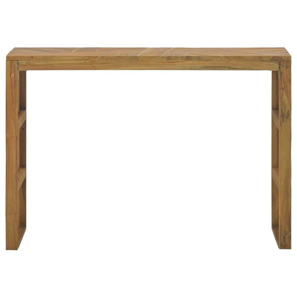 Mesa consola 110x35x75 cm madeira de teca maciça