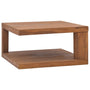 Mesa de centro 65x65x33 cm madeira de teca maciça