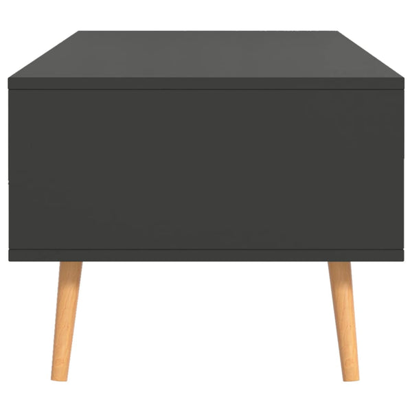 Mesa de centro 100x49,5x43 cm derivados de madeira cinza
