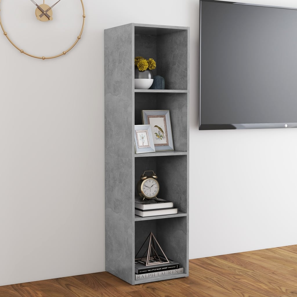 Móvel de TV 142,5x35x36,5 derivados de madeira cinzento cimento