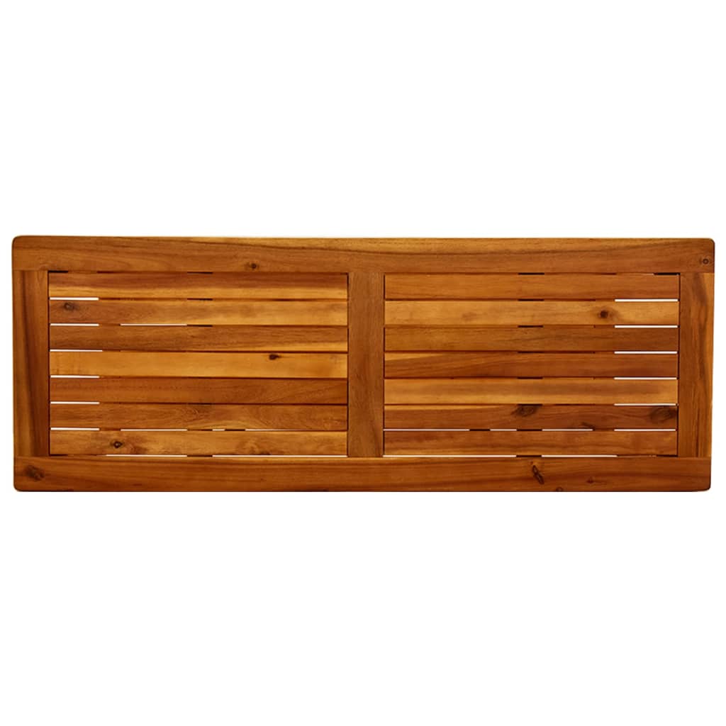 Mesa consola para jardim 110x40x75 cm madeira de acácia maciça