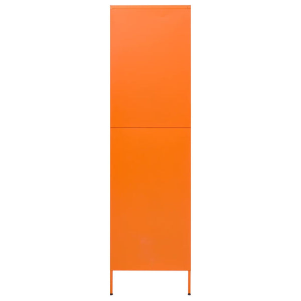 Roupeiro 90x50x180 cm aço laranja