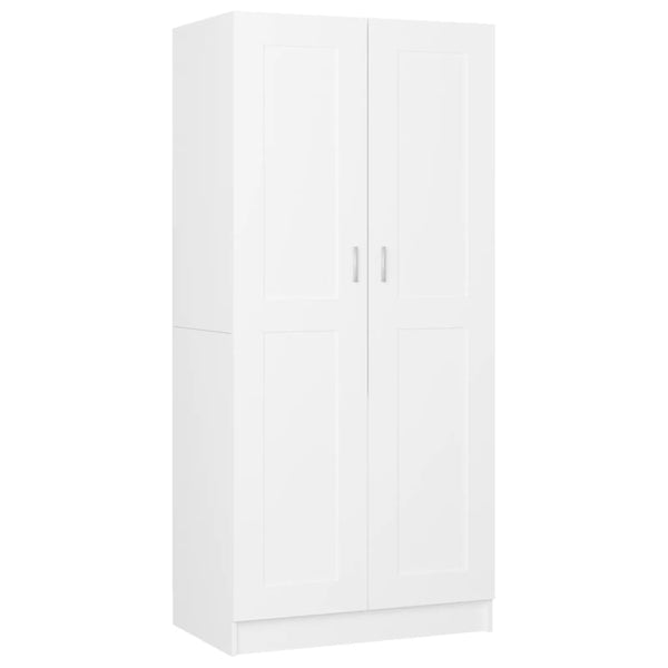 Roupeiro 82,5x51,5x180 cm contraplacado branco