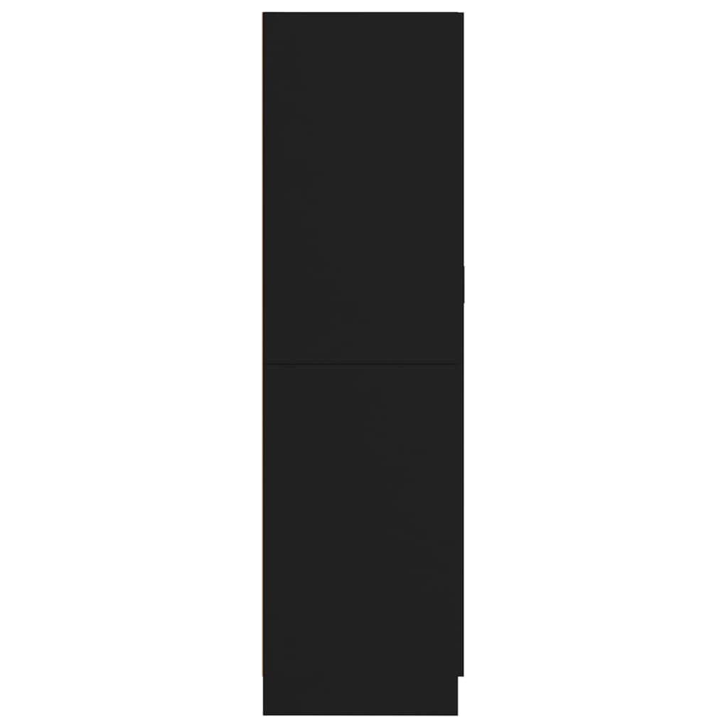 Roupeiro 82,5x51,5x180 cm contraplacado preto