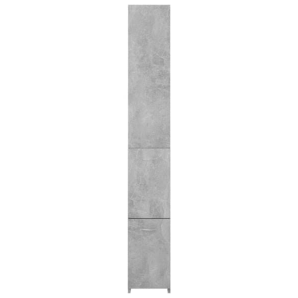 WC cabinet 25x26.5x170 cm cement gray wood-based