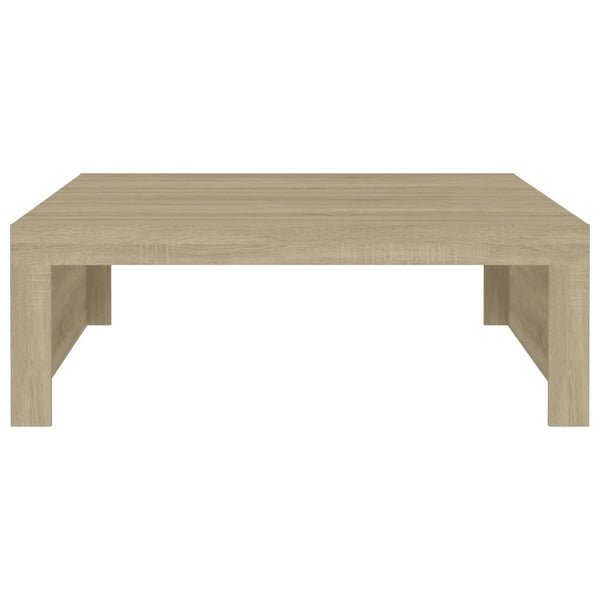 Mesa de centro 100x100x35 cm derivados madeira carvalho sonoma