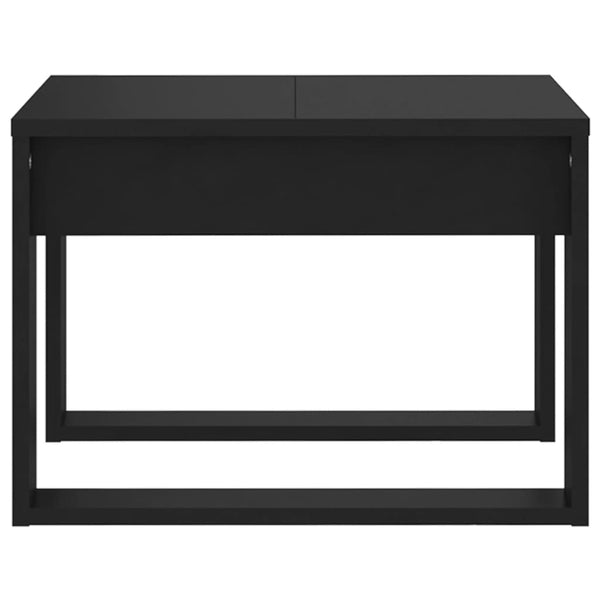 Mesa de apoio 50x50x35 cm contraplacado preto