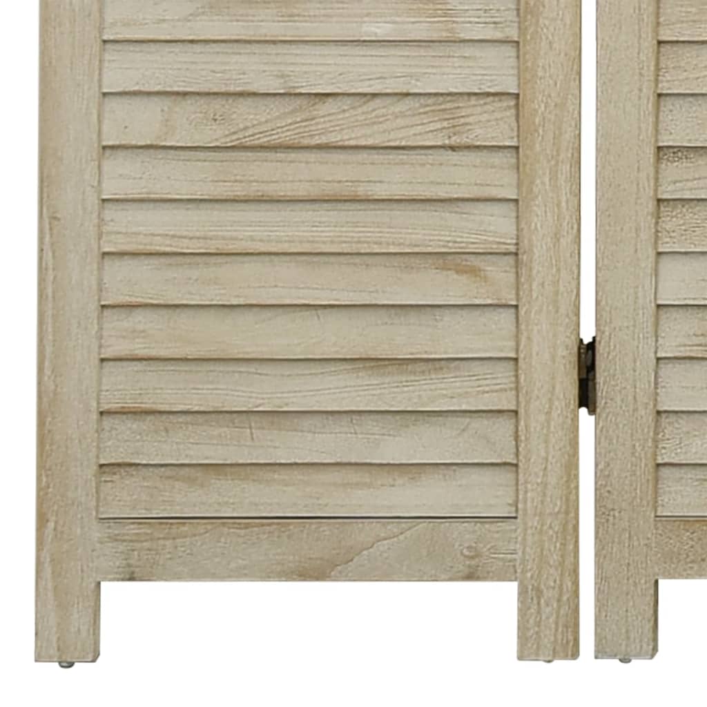 Biombo com 3 painéis 105x165 cm madeira de paulownia maciça