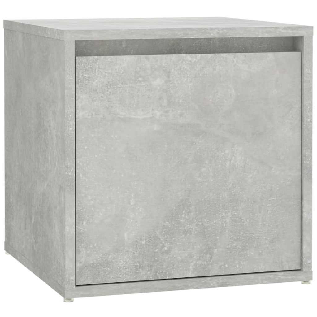 Conj. móveis de corredor derivados de madeira cinzento cimento