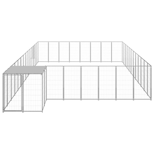 Canil 30,25 m² aço prateado