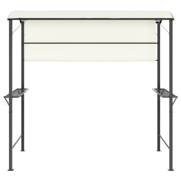 Gazebo com toldo 220x110x200 cm creme