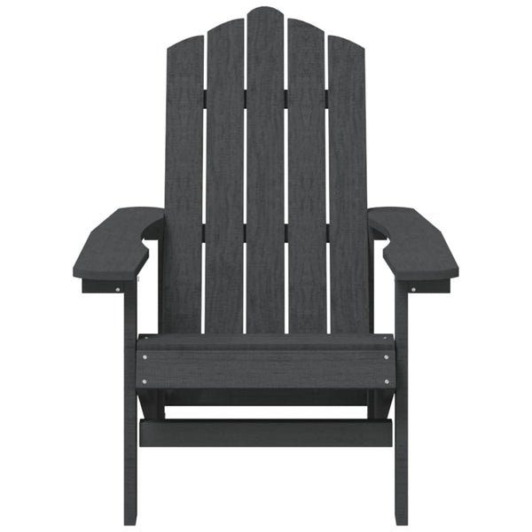 Cadeira de jardim Adirondack PEAD antracite