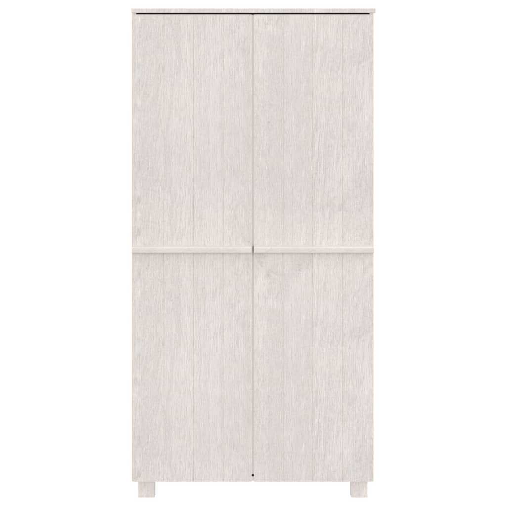 Roupeiro HAMAR 89x50x180 cm pinho maciço branco