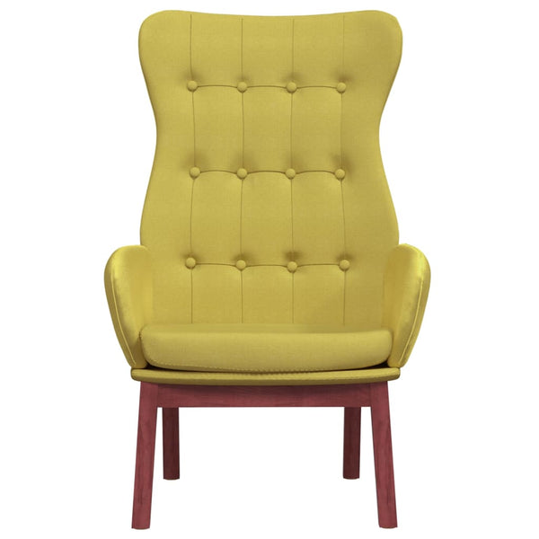 Cadeira de descanso tecido verde-claro