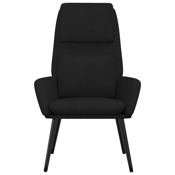 Cadeira de descanso tecido preto