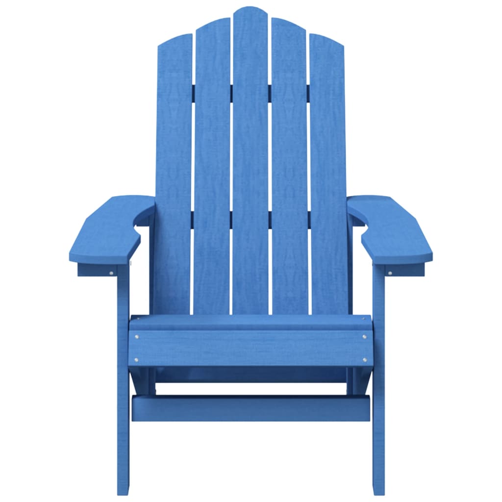 Cadeiras de jardim Adirondack 2 pcs PEAD azul