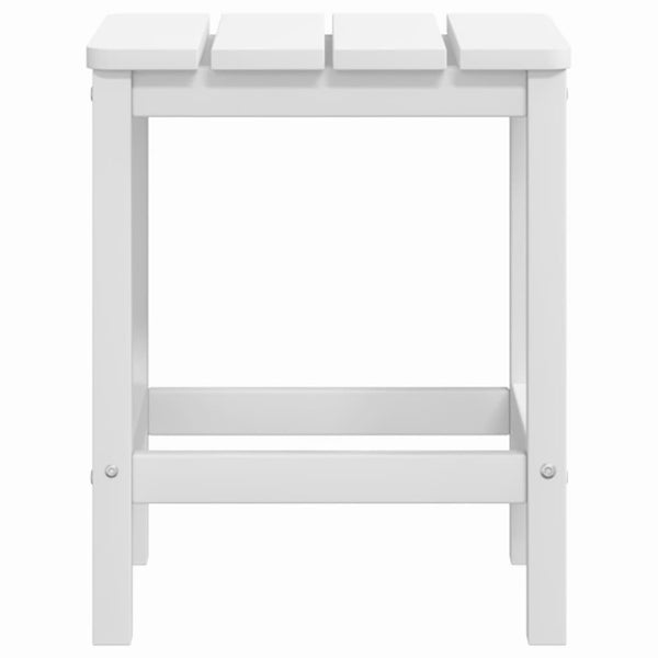Cadeiras de jardim Adirondack com mesa PEAD branco