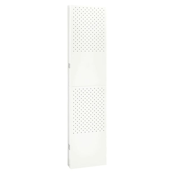 Divisórias/biombos com 6 painéis 2 pcs aço 240x180 cm branco