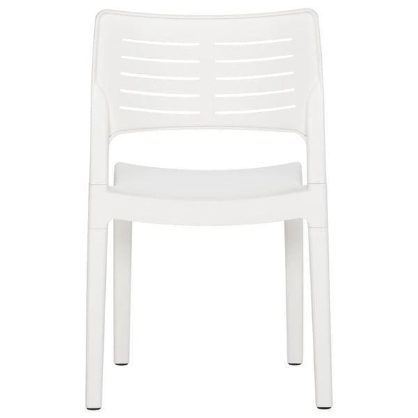 Cadeiras de jardim 2 pcs polipropileno branco