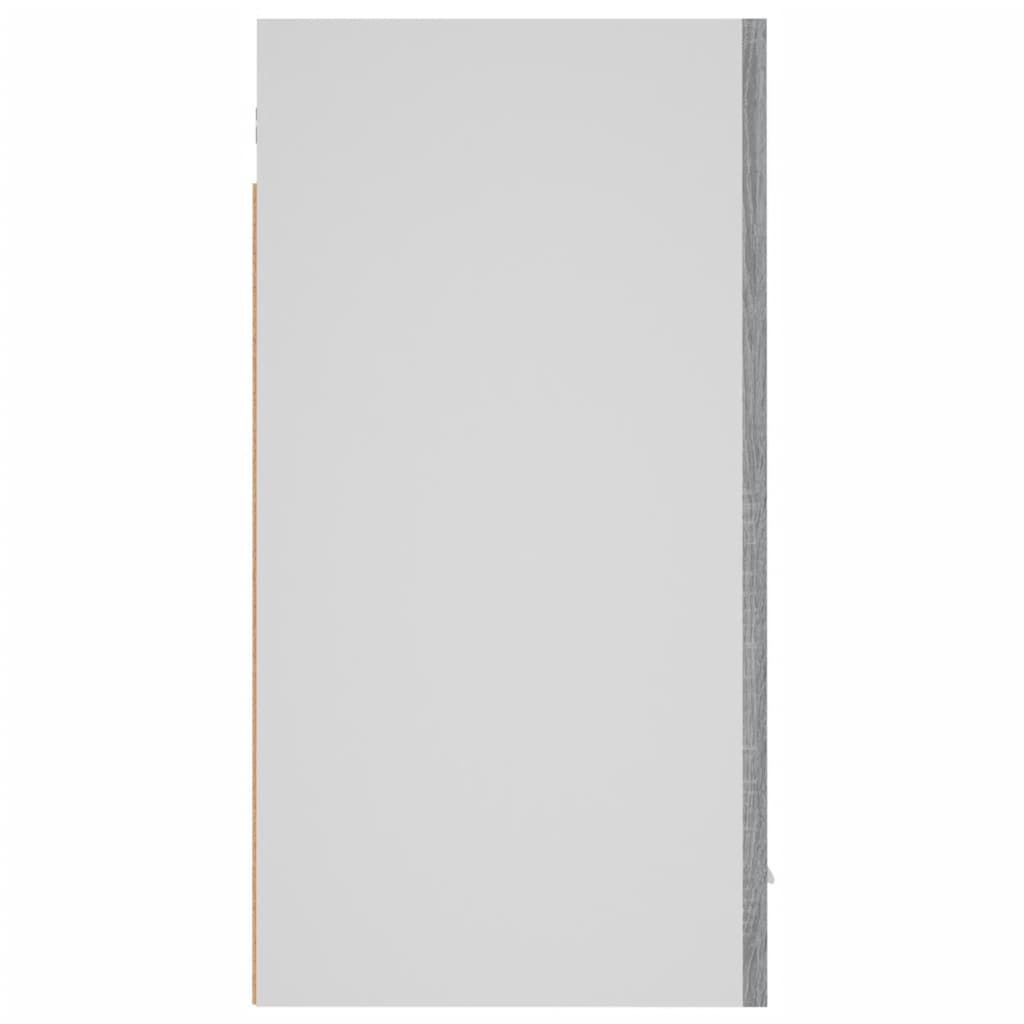 Armário de parede 60x31x60 cm derivados de madeira sonoma cinza