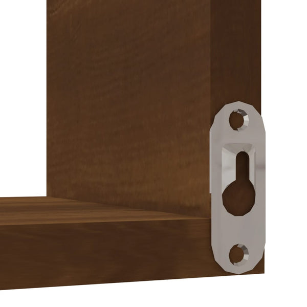 Estante de canto 40x40x50cm derivados madeira carvalho castanho