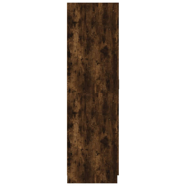 Roupeiro 80x52x180 cm derivados de madeira carvalho fumado