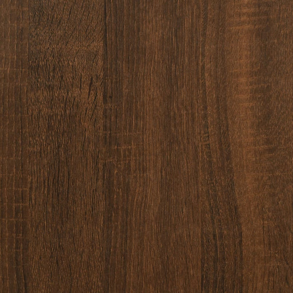 Roupeiro 80x52x180 cm derivados de madeira carvalho castanho