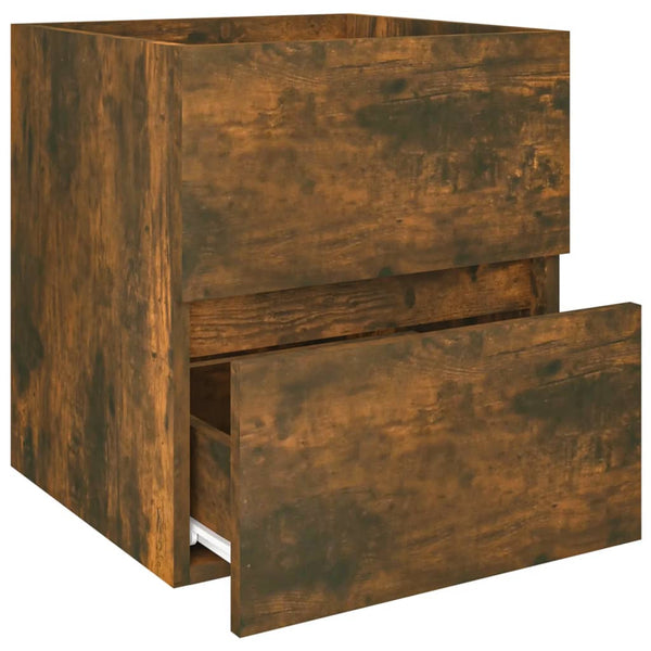 Vanity unit 41x38.5x45cm derived. smoked oak wood