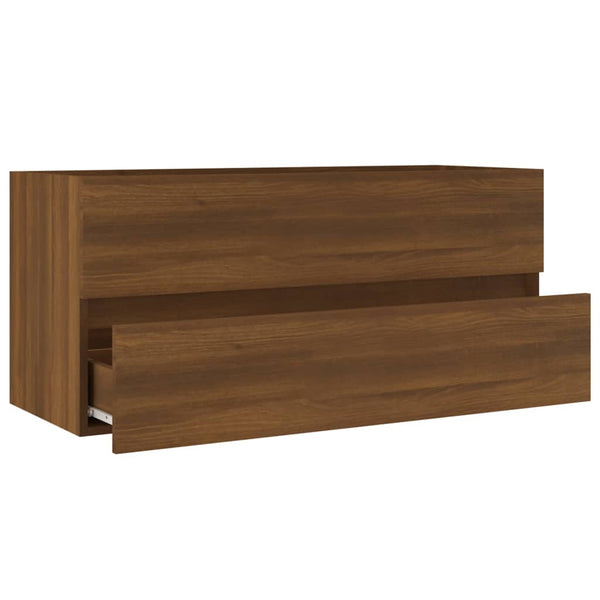 Washbasin unit 100x38.5x45 cm derived. brown oak wood