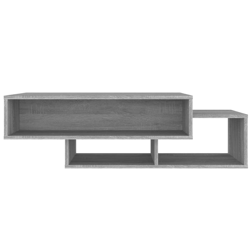 Mesa de centro 105x55x32cm derivados de madeira cinzento sonoma