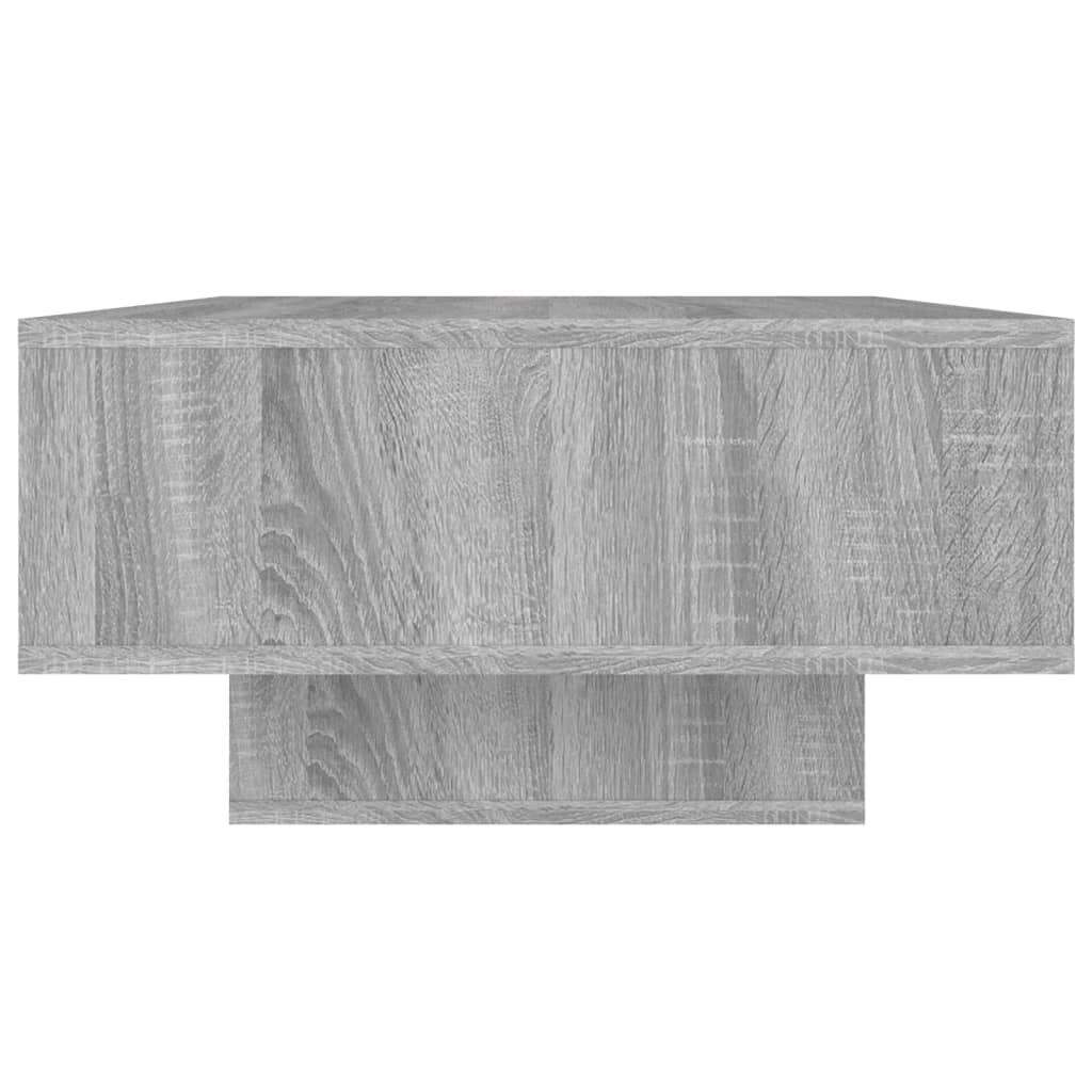 Mesa de centro 105x55x32cm derivados de madeira cinzento sonoma