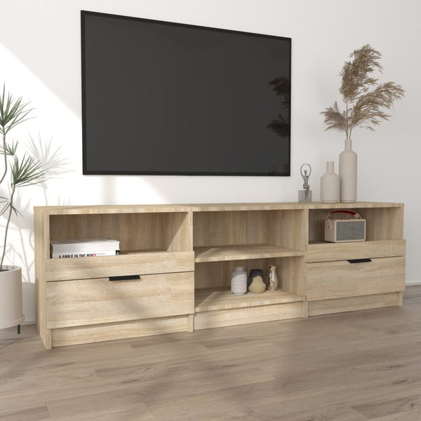 Mueble TV 150x33,5x45cm madera procesada color roble sonoma