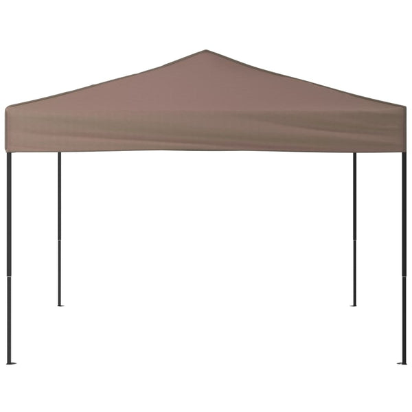 Folding party tent 3x3 m brownish gray