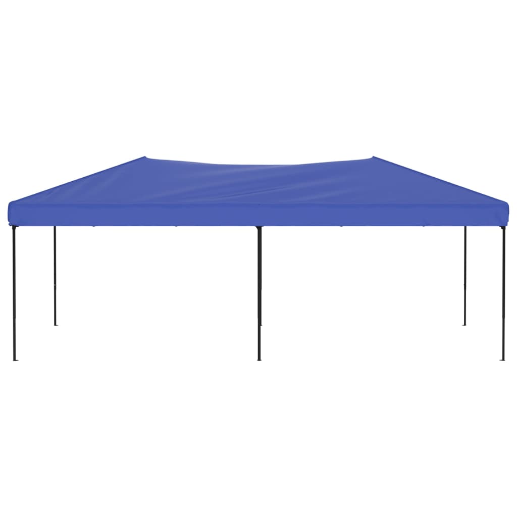 Folding party tent 3x6 m blue