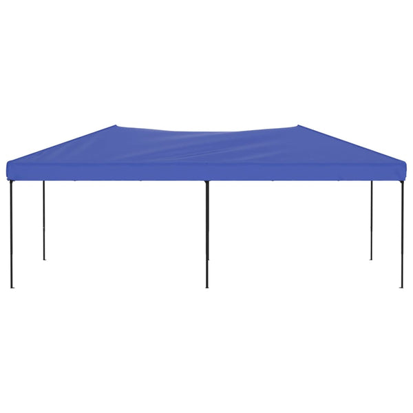 Folding party tent 3x6 m blue