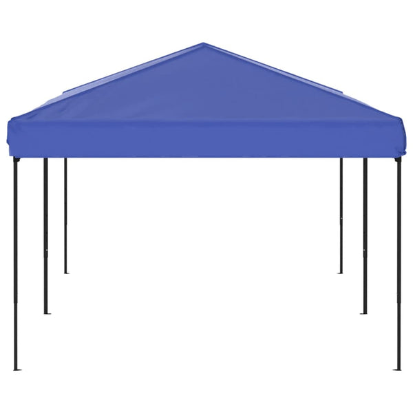 Folding party tent 3x6 m blue