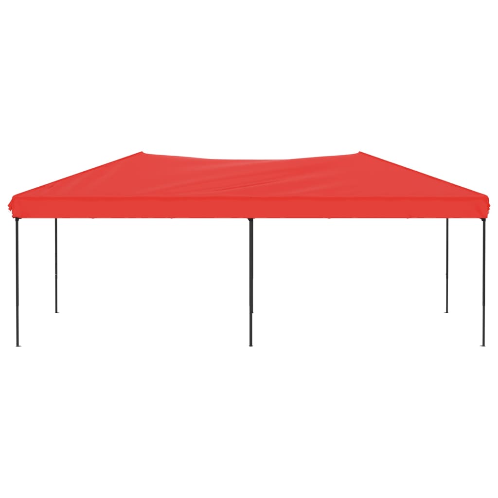 Folding party tent 3x6 m red