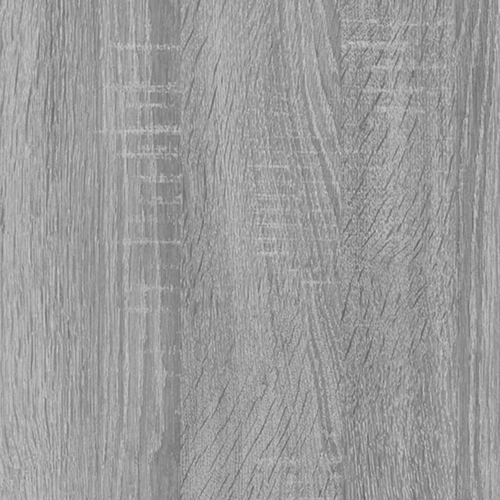 Armário WC 30x30x183,5 cm derivados de madeira cinzento sonoma