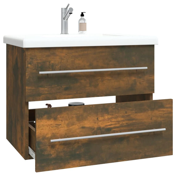 Mueble lavabo 60x38,5x48 cm madera de roble ahumado