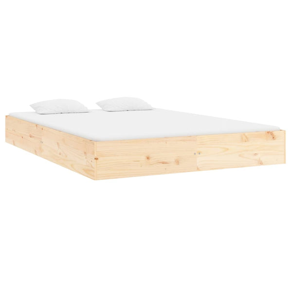 Estructura de cama king 150x200 cm madera maciza