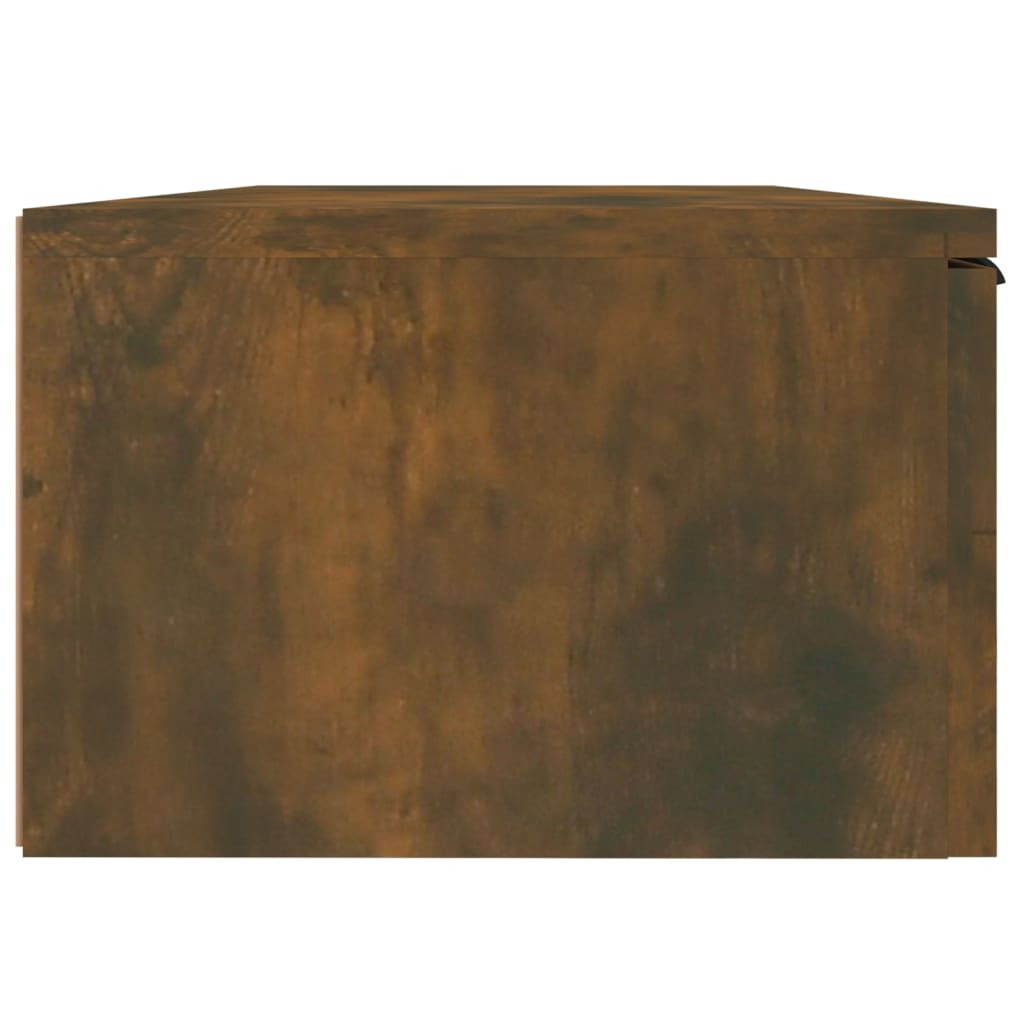 Armário parede 68x30x20 cm madeira processada carvalho fumado