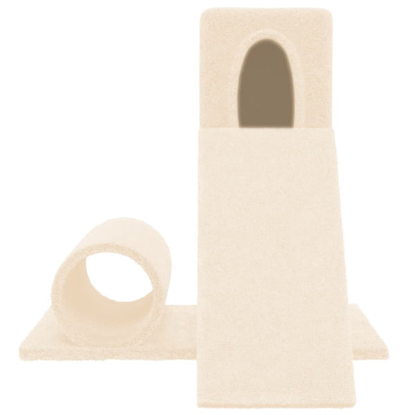 Árvore para gatos com poste arranhador sisal 59 cm cor creme